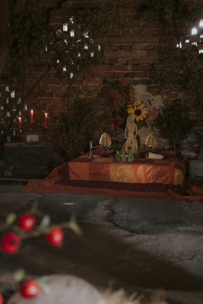ołtarz na święto lammas